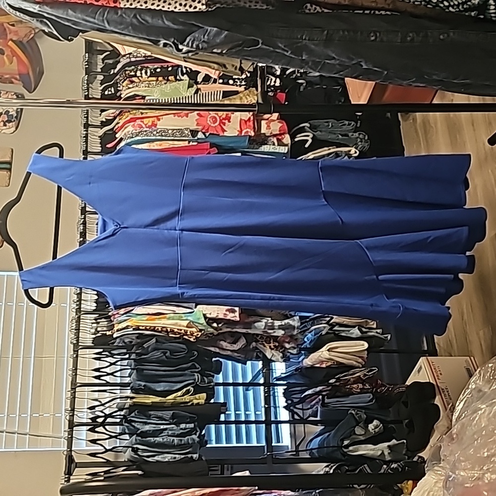 Nwt Sharagano dress blue #117 - Picture 7 of 8